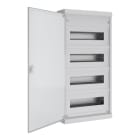 SCHNEIDER ELECTRIC - Kleinverteiler, Resi9 KV, Aufputz, 4x12 Module, 1 PE-Erdungsklemme, Volltür