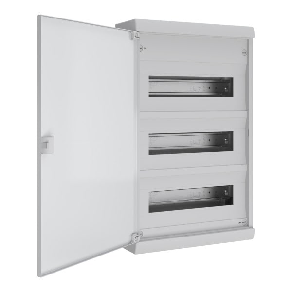 SCHNEIDER ELECTRIC - Kleinverteiler, Resi9 KV, Aufputz, 3x12 Module, 1 PE-Erdungsklemme, Volltür