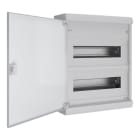 SCHNEIDER ELECTRIC - Kleinverteiler, Resi9 KV, Aufputz, 2x12 Module, 1 PE-Erdungsklemme, Volltür