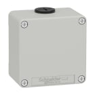 SCHNEIDER ELECTRIC - Leergehäuse XAP, Metall, grau, ohne Bohrung, 80x80x51,5, M20