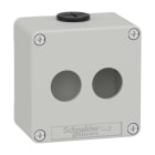 SCHNEIDER ELECTRIC - Leergehäuse XAP, Metall, grau, für 2x22mm, 80x80x51,5, M20