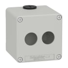 SCHNEIDER ELECTRIC - Leergehäuse XAP, Metall, grau, für 2x22mm, 80x80x77, M20