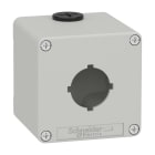 SCHNEIDER ELECTRIC - Leergehäuse XAP, Metall, grau, für 1x30mm, 80x80x77, M20