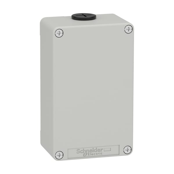 SCHNEIDER ELECTRIC - Leergehäuse XAP, Metall, grau, ohne Bohrung, 80x130x51,5, M20