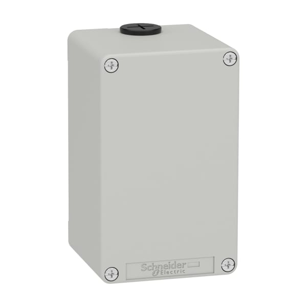 SCHNEIDER ELECTRIC - Leergehäuse XAP, Metall, grau, ohne Bohrung, 80x130x77, M20