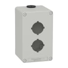 SCHNEIDER ELECTRIC - Leergehäuse XAP, Metall, grau, für 2x30mm, 80x130x77, M20