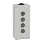 SCHNEIDER ELECTRIC - Leergehäuse XAP, Metall, grau, für 4x22mm, 80x175x51,5, M25
