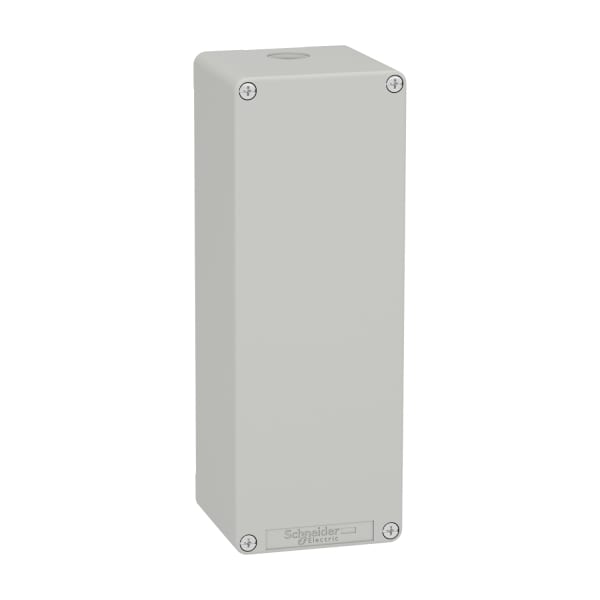 SCHNEIDER ELECTRIC - Leergehäuse XAP, Metall, grau, ohne Bohrung, 80x220x77, M25