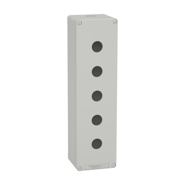 SCHNEIDER ELECTRIC - Leergehäuse XAP, Metall, grau, für 5x22mm, 85x310x77, M32