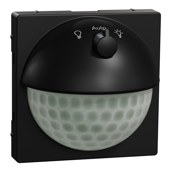 MERTEN - ARGUS 180 UP Sensor-Modul mit Schalter, schwarz matt, System M