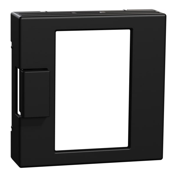 MERTEN - Zentralplatte für Universal Temperaturregler-Einsatz mit Touch-Display schwarz matt