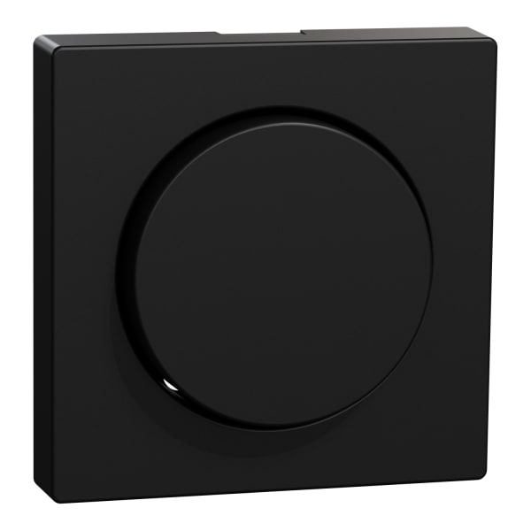 MERTEN - Zentralplatte mit Drehknopf, schwarz matt, System M