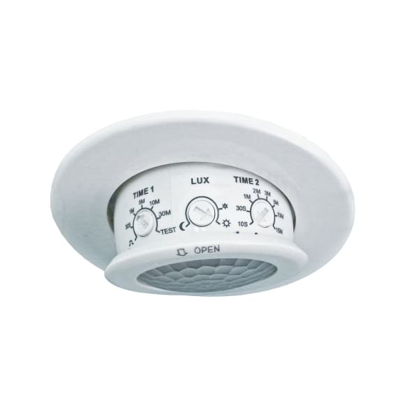 SCHNEIDER ELECTRIC - ARGUS Standard 360 Grad Innen-Bewegungsmelder f.die Zwischendecke - 2 Kanal,weiß