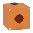 SCHNEIDER ELECTRIC - Leergehäuse XAP, Metall, orange, für 1x30mm, 80x80x77, M20