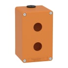 SCHNEIDER ELECTRIC - Leergehäuse XAP, Metall, orange, für 2x22mm, 80x130x77, M20