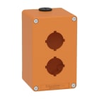 SCHNEIDER ELECTRIC - Leergehäuse XAP, Metall, orange, für 2x30mm, 80x130x77, M20