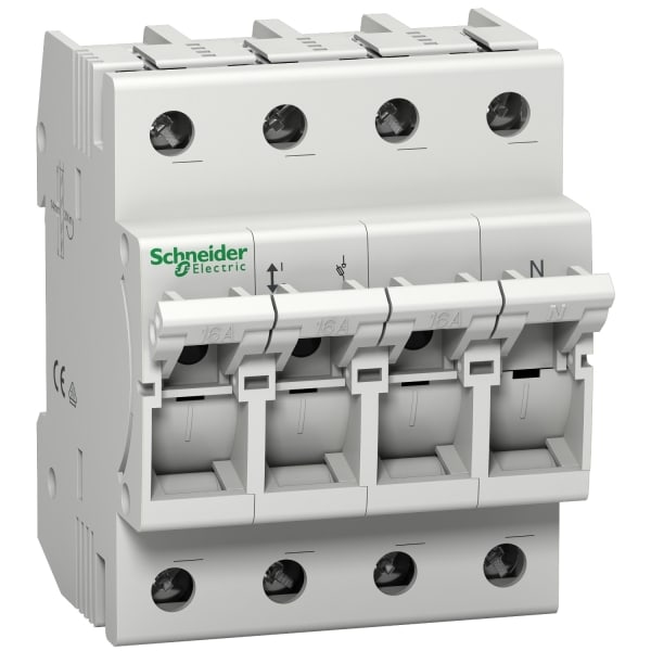 SCHNEIDER ELECTRIC - Sicherungs-Lasttrennschalter D01, 3P+N, 16A