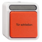 MERTEN - Auslösetast.f.Feststellanl.1 Schließer 1-pol.+ 1 Öffner 1-pol.lichtgrau,AQUASTAR