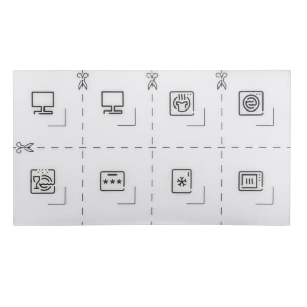 MERTEN - Symbolsatz für Steckdosen, lotusweiß, System Design