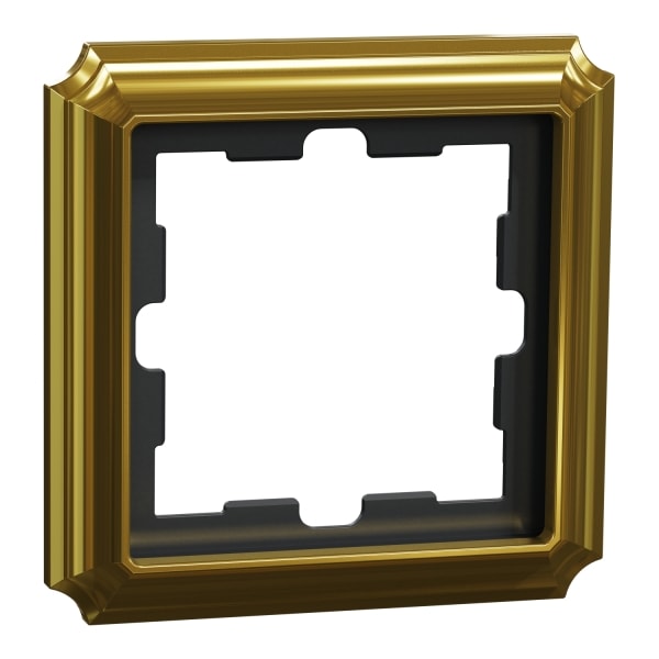 MERTEN - D-Antik Metallrahmen, 1-fach, 24k gold