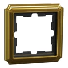 MERTEN - D-Antik Metallrahmen, 1-fach, 24k gold