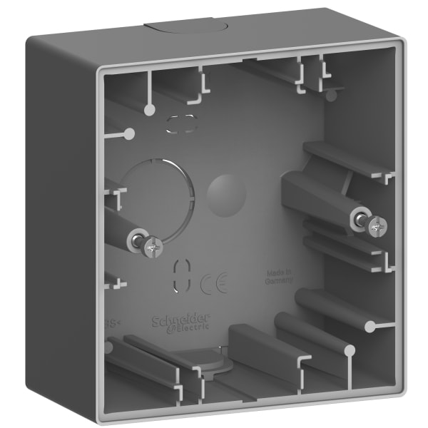 MERTEN - Merten System Design, Aufputzgehäuse, 1-fach, Anthrazit