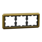 MERTEN - D-Antik Metallrahmen, 3-fach, 24k gold