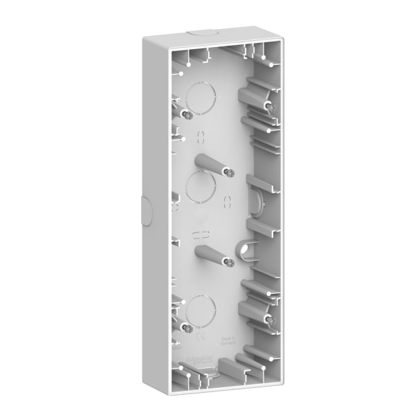MERTEN - Merten System Design, Aufputzgehäuse, 3-fach, Lotosweiß