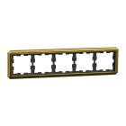MERTEN - D-Antik Metallrahmen, 5-fach, 24k gold