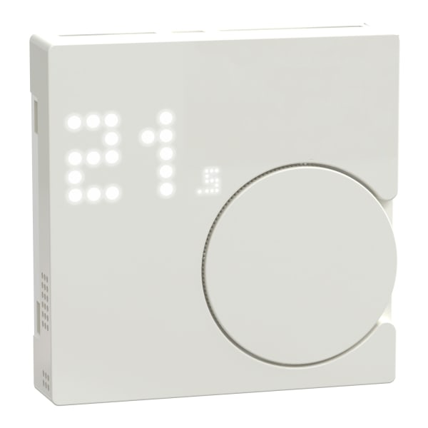 MERTEN - Connected Raumtemperaturregler-Modul, polarweiss glänzend, System M, ZB
