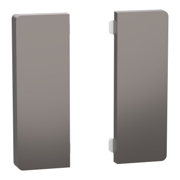 MERTEN - Tastsensor Flex, KNX, Merten System Design, 2fach, Wippe, Nickelmetallic