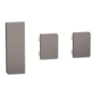 MERTEN - Tastsensor Flex, KNX, Merten System Design, 3fach, Wippe, Nickelmetallic