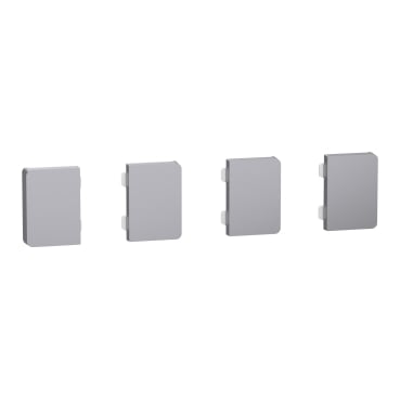 MERTEN - Tastsensor Flex, KNX, Merten System Design, 4fach, Wippe, Edelstahl