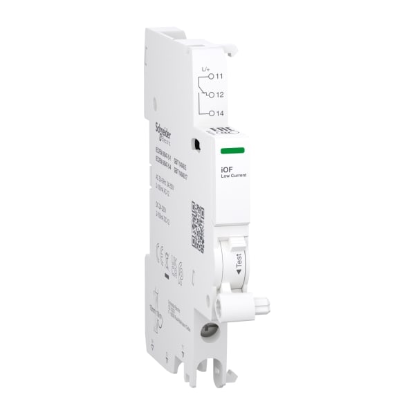 SCHNEIDER ELECTRIC - Hilfskontakt, Acti9, iOF, 2mA bis 100mA, Anschluss unten