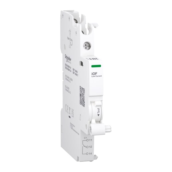 SCHNEIDER ELECTRIC - Hilfskontakt, Acti9, iOF, 2mA bis 100mA, Anschluss oben