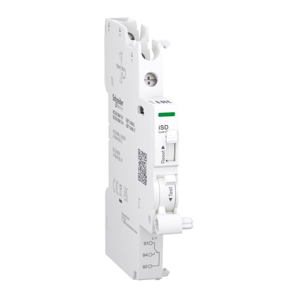 SCHNEIDER ELECTRIC - Fernmeldeschalter, Acti9, iSD, 1 Wechsler, 2mA bis 100mA, Anschluss oben