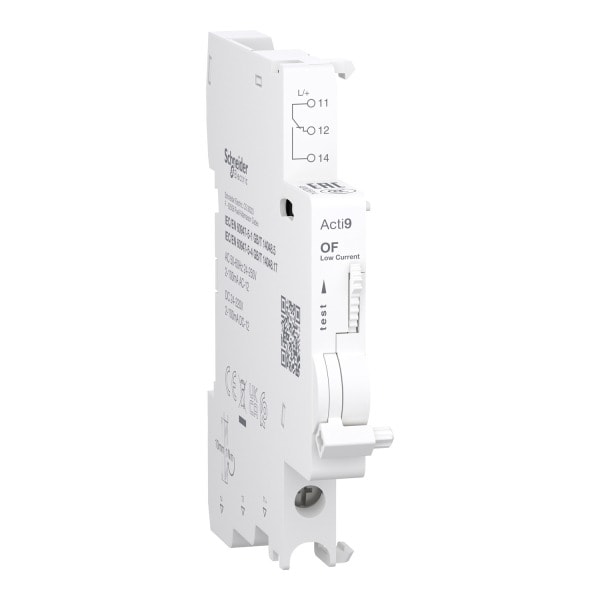 SCHNEIDER ELECTRIC - Hilfskontakt, Acti9, OF, 2mA bis 100mA, Anschluss unten