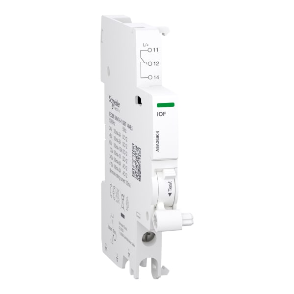 SCHNEIDER ELECTRIC - Hilfskontakt, Acti9, iOF, 100mA bis 6A, Anschluss unten
