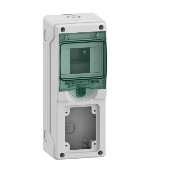 SCHNEIDER ELECTRIC - Kaedra-Minigehäuse, für Steckdosen, 98x248mm, 4 Module, 1 Öffnung