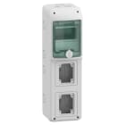 SCHNEIDER ELECTRIC - Kaedra-Gehäuse - für Steckdosen - 138 x 460 mm - 5 Module - 2 Öffnungen
