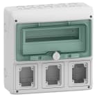 SCHNEIDER ELECTRIC - Kaedra-Gehäuse - für Steckdosen - 340 x 335 mm - 13 Module - 3 Öffnungen