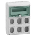SCHNEIDER ELECTRIC - Kaedra-Gehäuse, für Steckdosen, 340x460mm, 13 Module, 6 Öffnungen