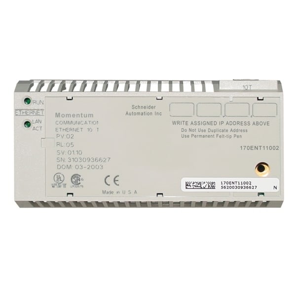 SCHNEIDER ELECTRIC - Modicon Momentum, Bus-Adapter für Ethernet TCP/IP, 10/100 MBit/s