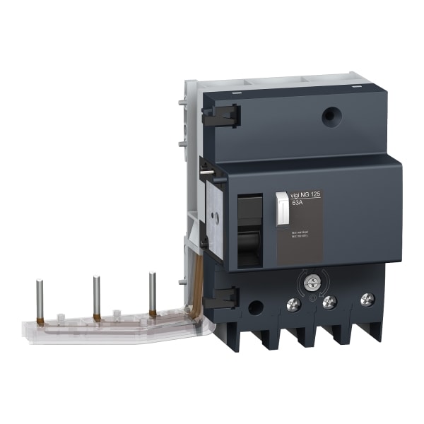 SCHNEIDER ELECTRIC - FI-Block Vigi NG125, 3P, 63A, 300mA, Typ A, selektiv