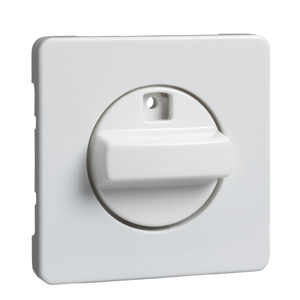 SCHNEIDER ELECTRIC - Zentralplatte für Jalousie-Drehschalter mit Knebel FASHION/RIVA/SCALA reinweiß