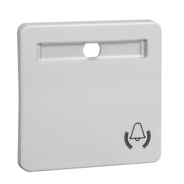 SCHNEIDER ELECTRIC - Wippe mit Schriftfeld und Symbol Klingel FASHION/RIVA/SCALA reinweiß