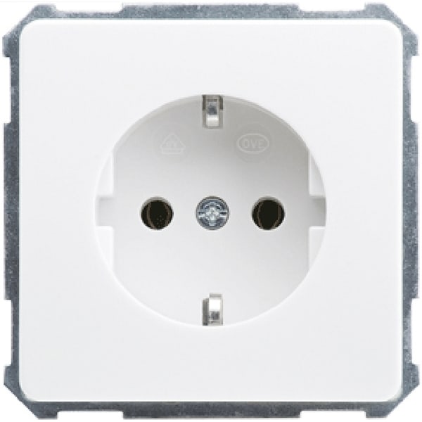 SCHNEIDER ELECTRIC - Steckdose 16A FASHION/RIVA/SCALA Schraubklemme reinweiß