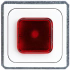 SCHNEIDER ELECTRIC - Lichtsignal E10 rote Haube FASHION/RIVA/SCALA reinweiß