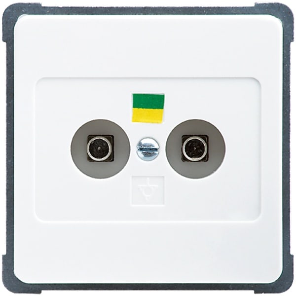 SCHNEIDER ELECTRIC - Potentialausgleichsdose-Einsatz FASHION/RIVA/SCALA reinweiß