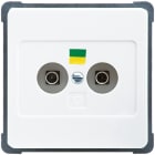 SCHNEIDER ELECTRIC - Potentialausgleichsdose-Einsatz FASHION/RIVA/SCALA reinweiß